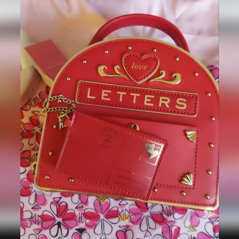 Kate spade mailbox love letters purse